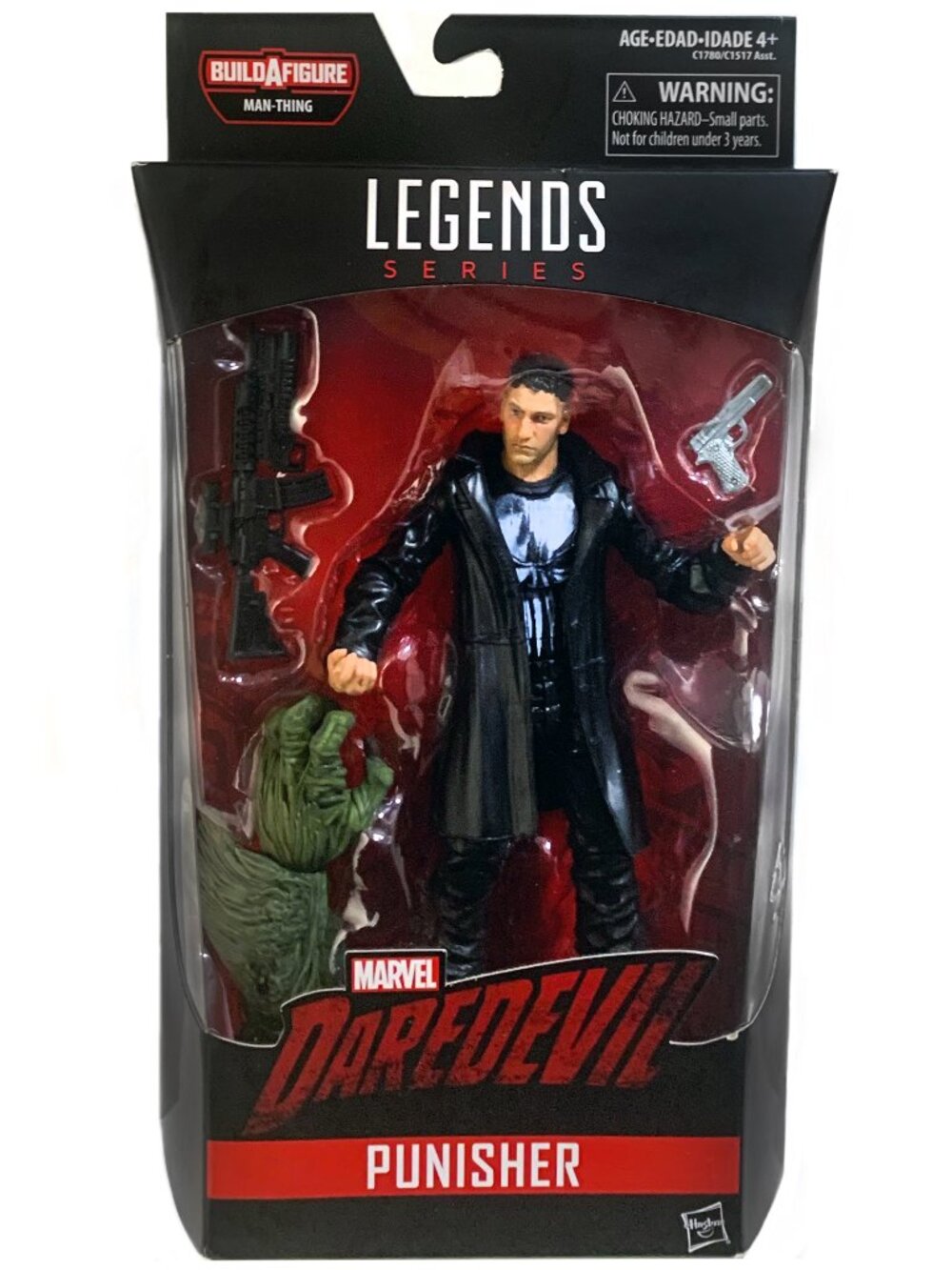 Marvel Legends Punisher Netflix Action Figure w/BAF Man-Thing 2017 - NEW RARE